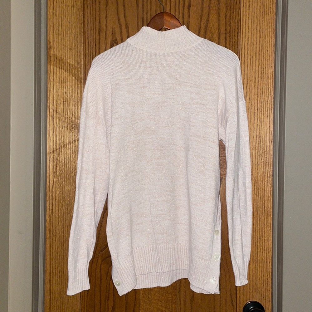 LC by Lauren Conrad Pink Sparkly Sweater